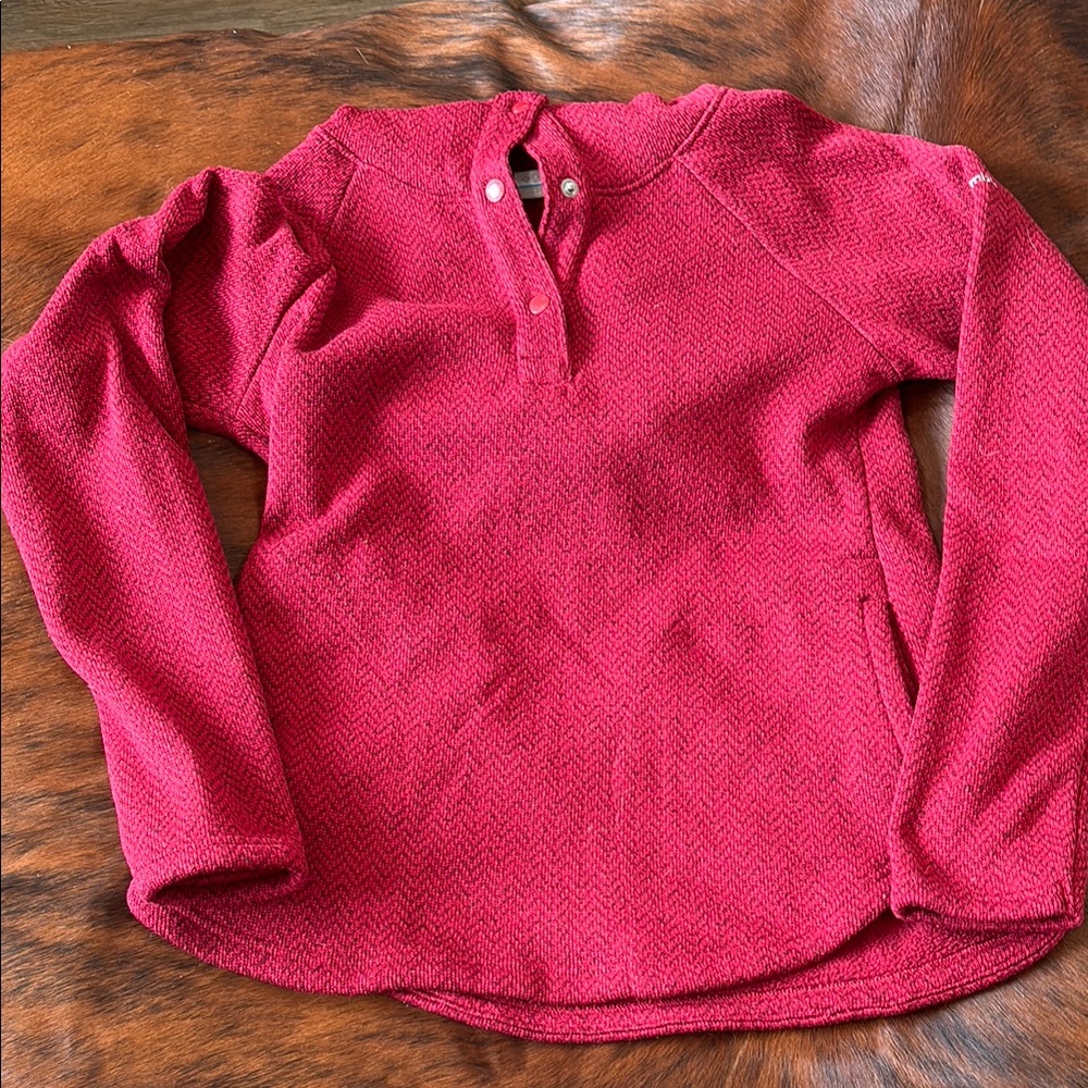 Red Long Sleeve Pullover